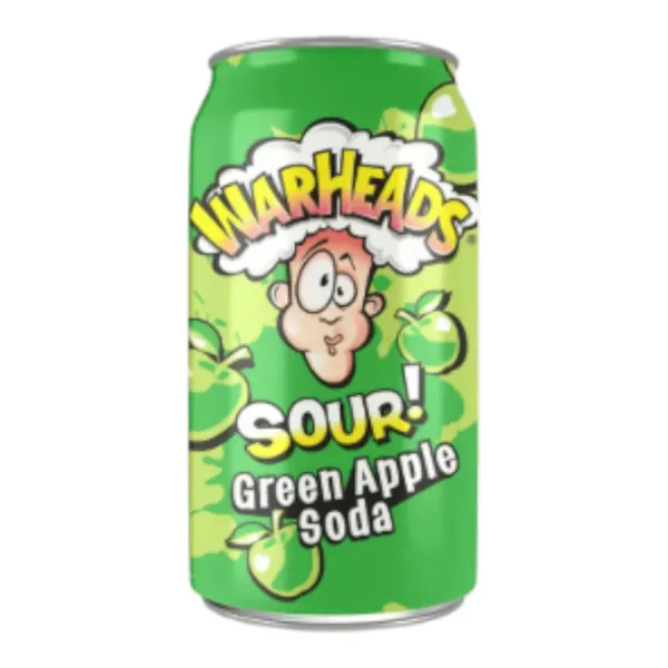 Warheads Sour Soda 330 ml Green Apple